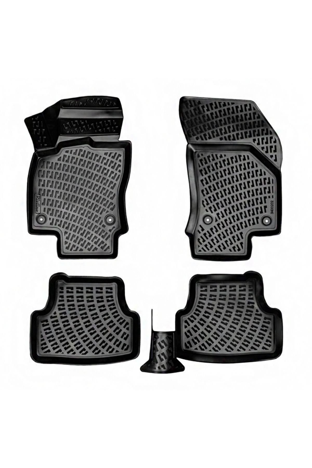 Volvo S90 2016 Sonrası Araca Özel 3D Havuzlu Paspas Siyah BMY