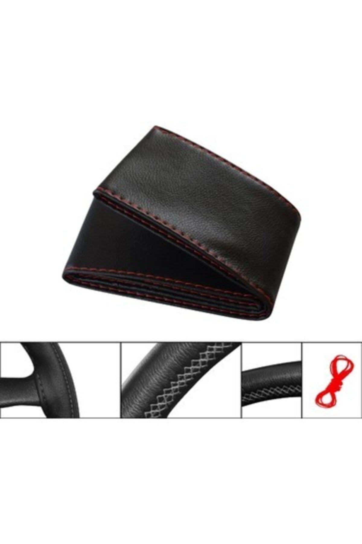 Renault Kango 2 4 Kapı Kırmızı Dikme Direksiyon Kılıfı